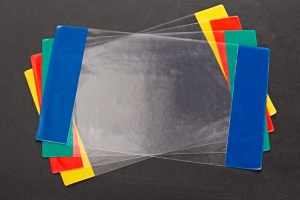 Обложка ПВХ с цветными клапанами